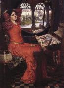 John William Waterhouse i am Half-Sick of Shadows said the Lady of Shalott china oil painting reproduction